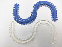 牙科材料S圈 S型结扎圈 口腔耗材 橡皮圈S分牙圈 透明/蓝色