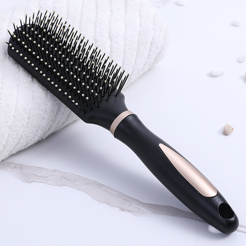 Anti-Static Hair Curling Comb Household Men's and Women's Fashion Hairdressing Comb Massage Comb Vent Comb Cute Inner Buckle Shape Rolling Comb