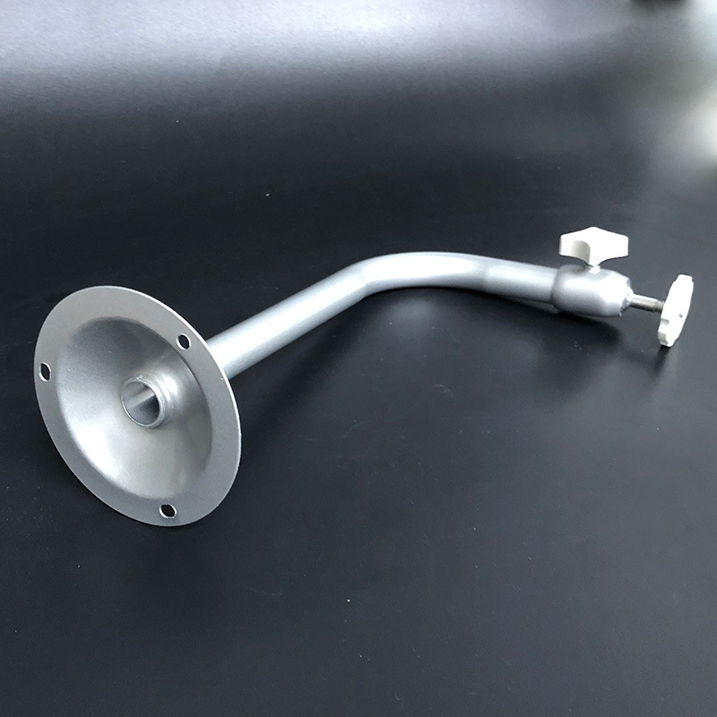 监控万向支架 06铝弯管支架 摄像机专用支架 安防l型铝吊装支架