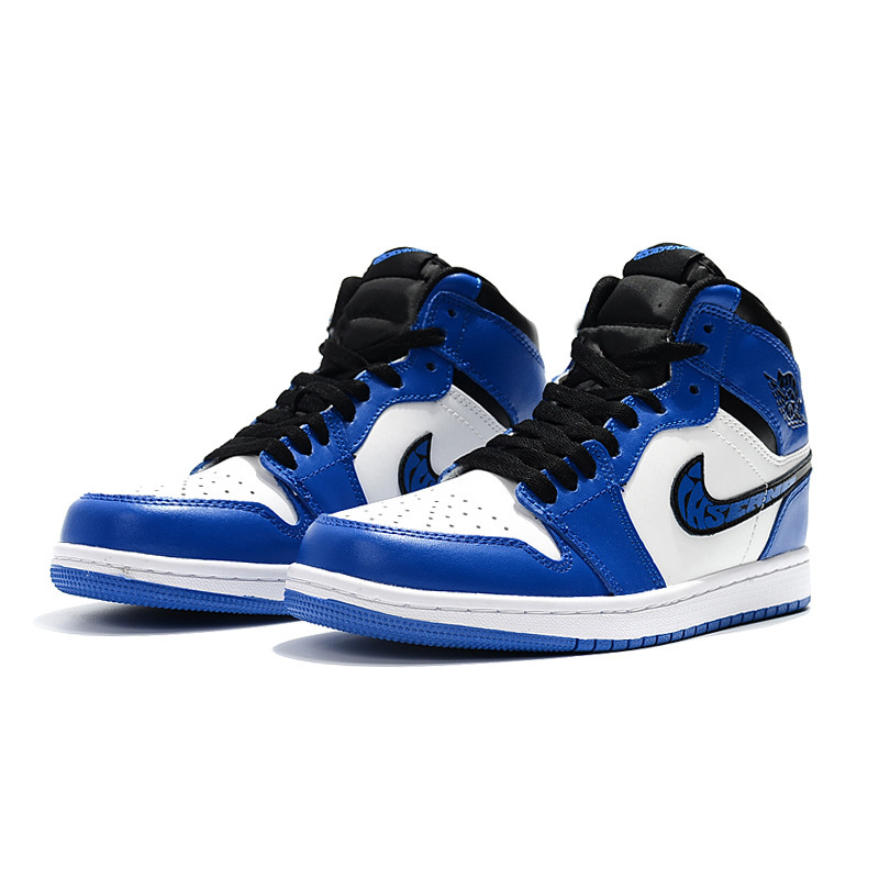 耐尅官正品aj男鞋篮球鞋高帮黑红脚趾aj1北卡蓝扣碎低帮女鞋板鞋