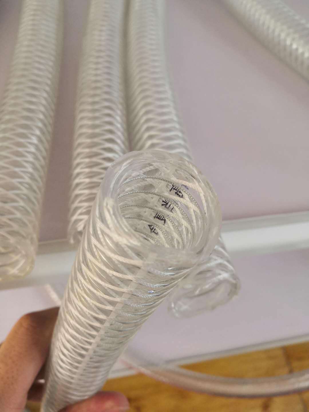 耐低温-40℃硅胶防静电复合钢丝管 钢丝软管 耐酸碱耐油输油管