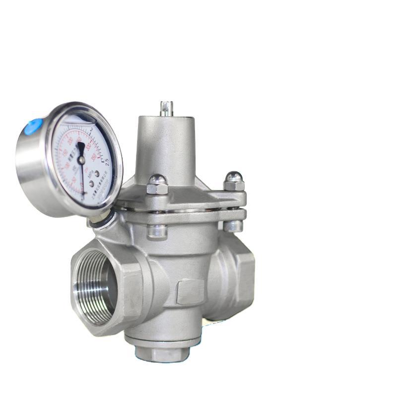 304自来水丝扣减压阀可调式支管不锈钢减压阀内螺纹管水压减压阀