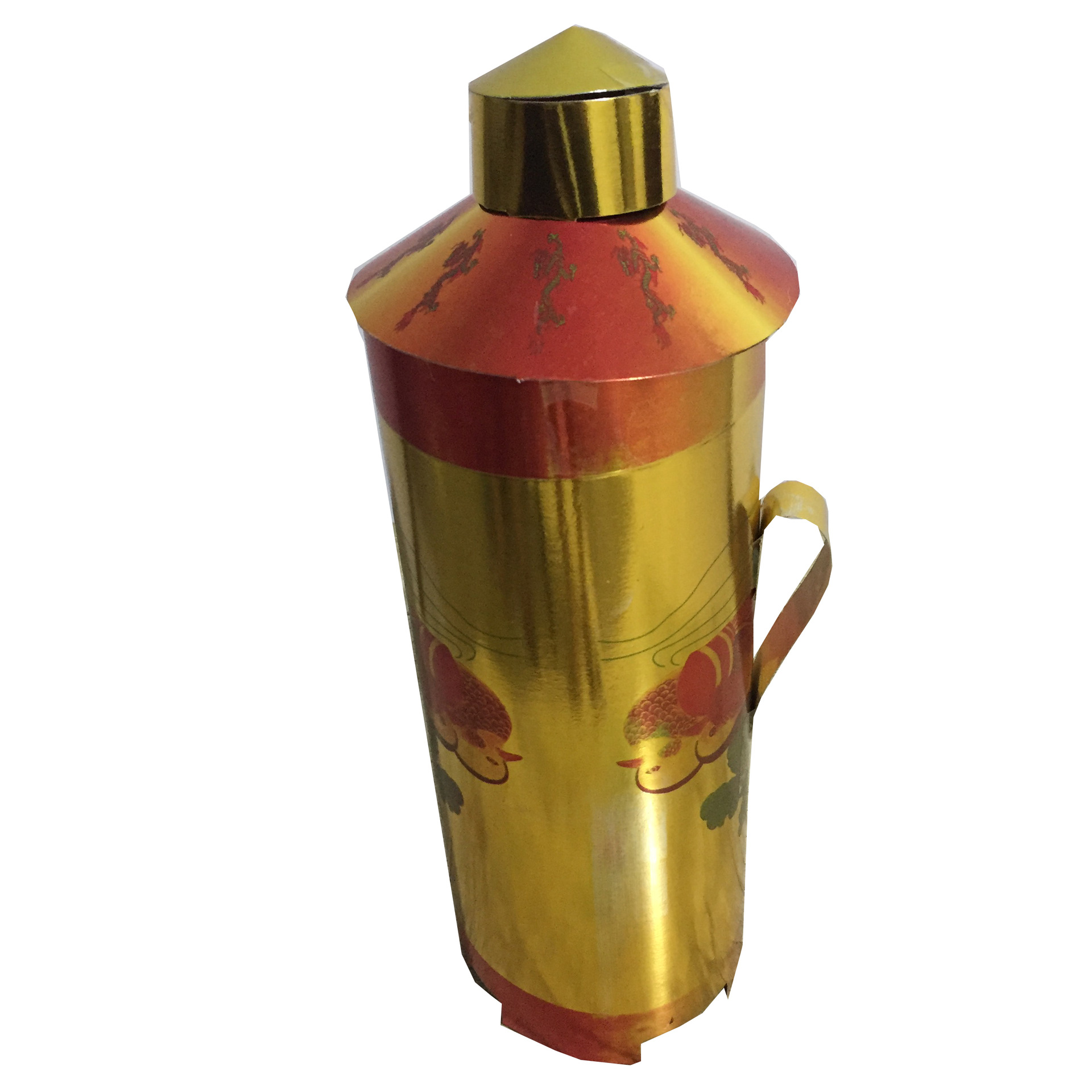 祭祀用品纸扎纸活大全套暖水壶茶壶茶具烧纸冥币纸钱清明上坟殡葬