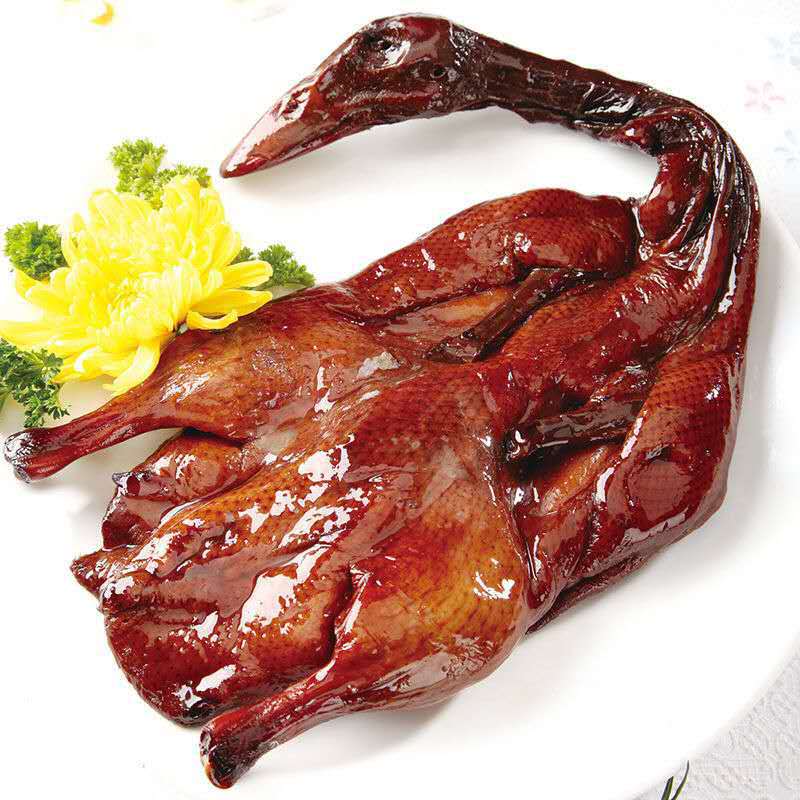 好味南京酱板味鸭酱鸭盐水鸭800g整只香辣卤味味鸭肉熟食开袋即食