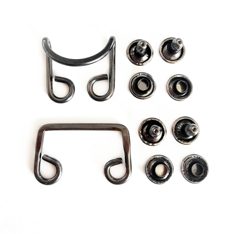 现货批发风纪扣 大衣服装钩扣前襟金属领钩 大衣风衣隐形领钩扣