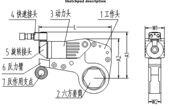 可调扭力扳手原理图图片