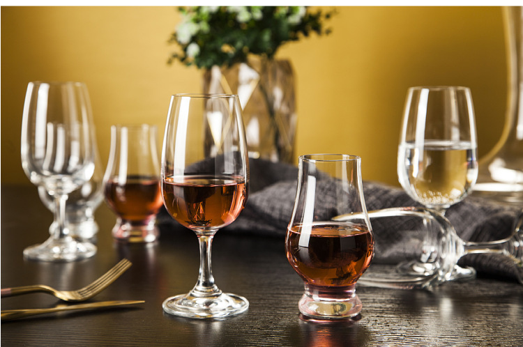 iso标准品酒杯 专业酒会指定水晶玻璃葡萄酒品酒杯220毫升可logo