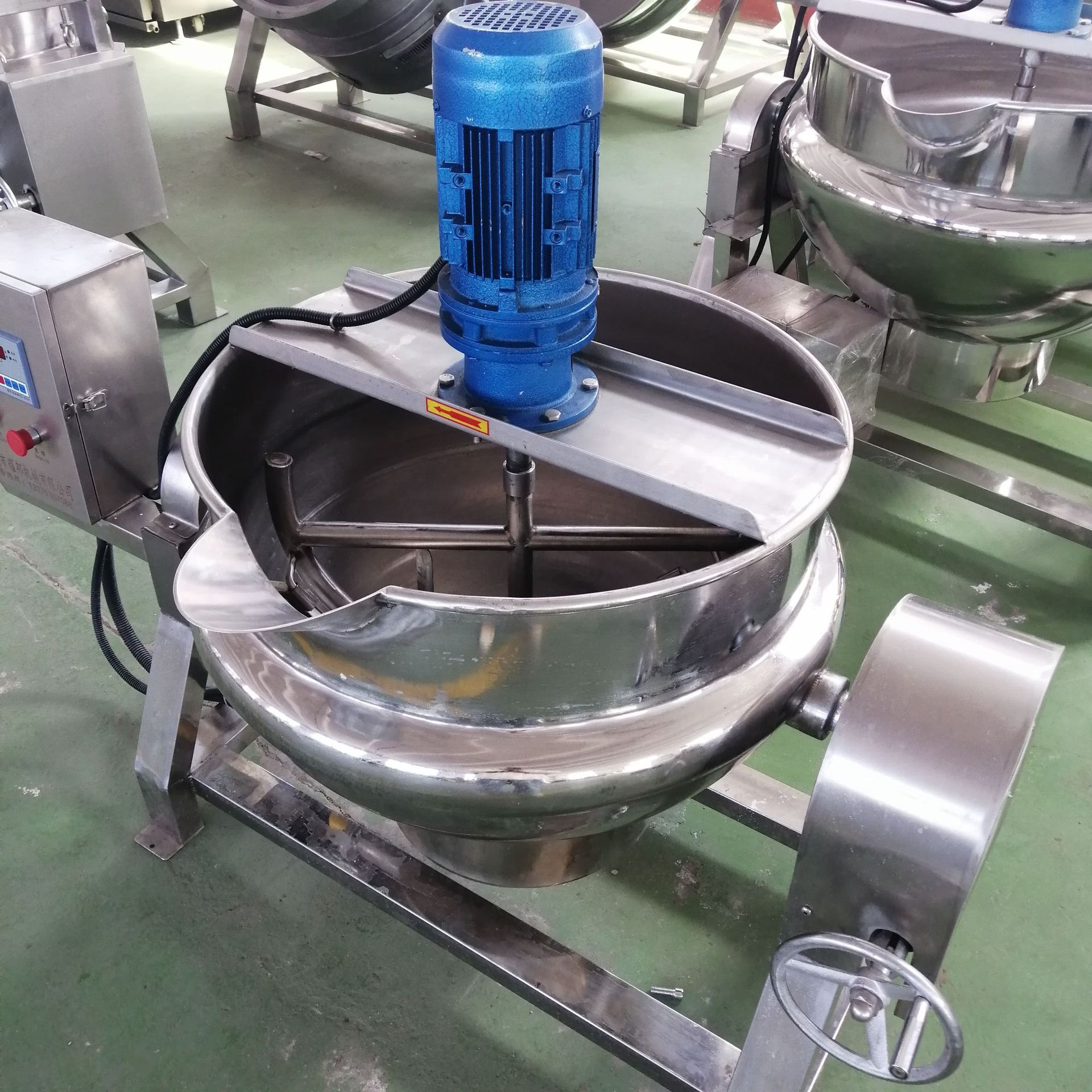 商用动物油猪油炼油锅 全自动做凉粉的机器 家用魔芋豆腐熬制机w