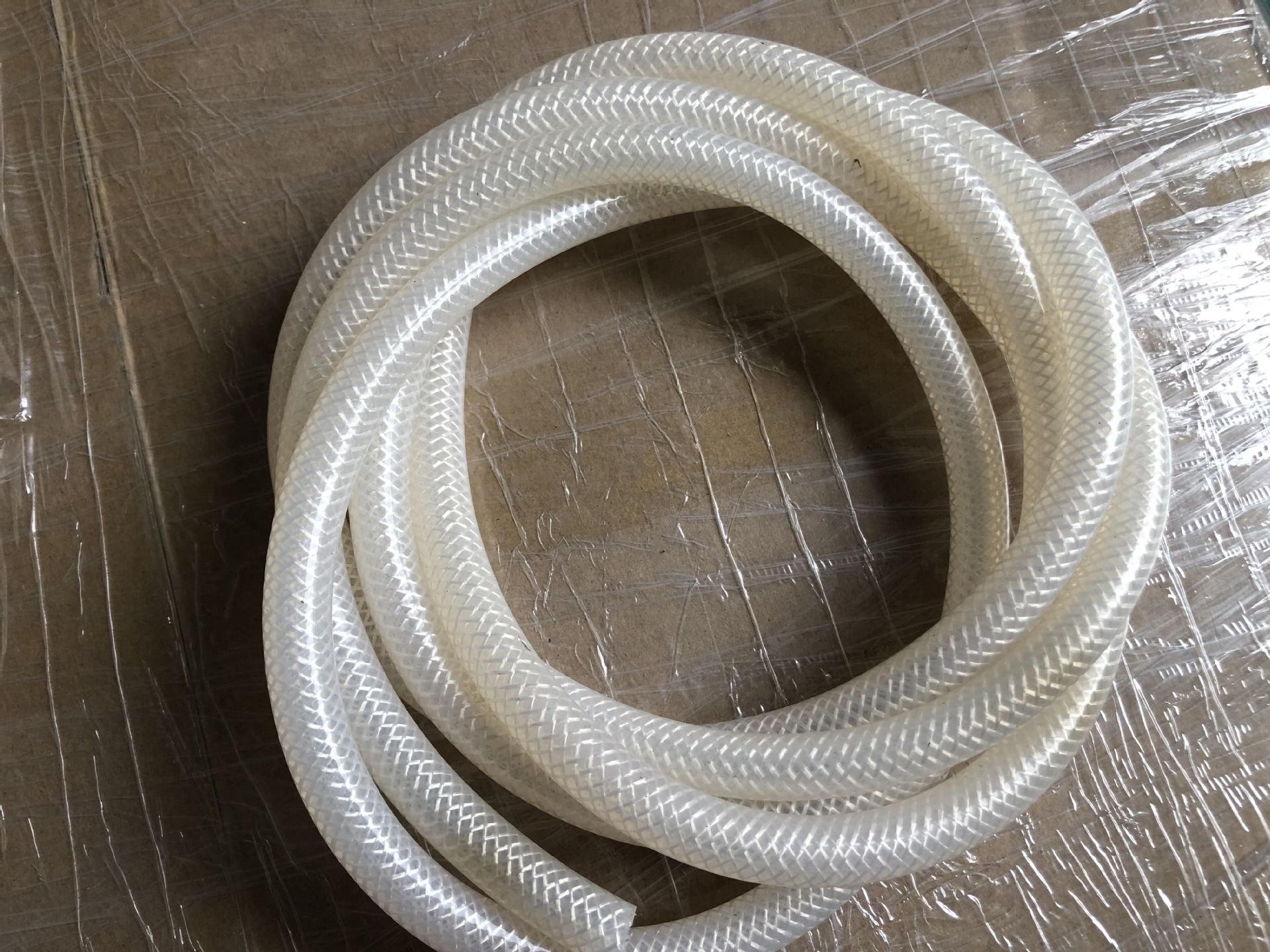 食品级耐压耐热网纹硅胶管硅胶材质网纹编织技术牢固耐用