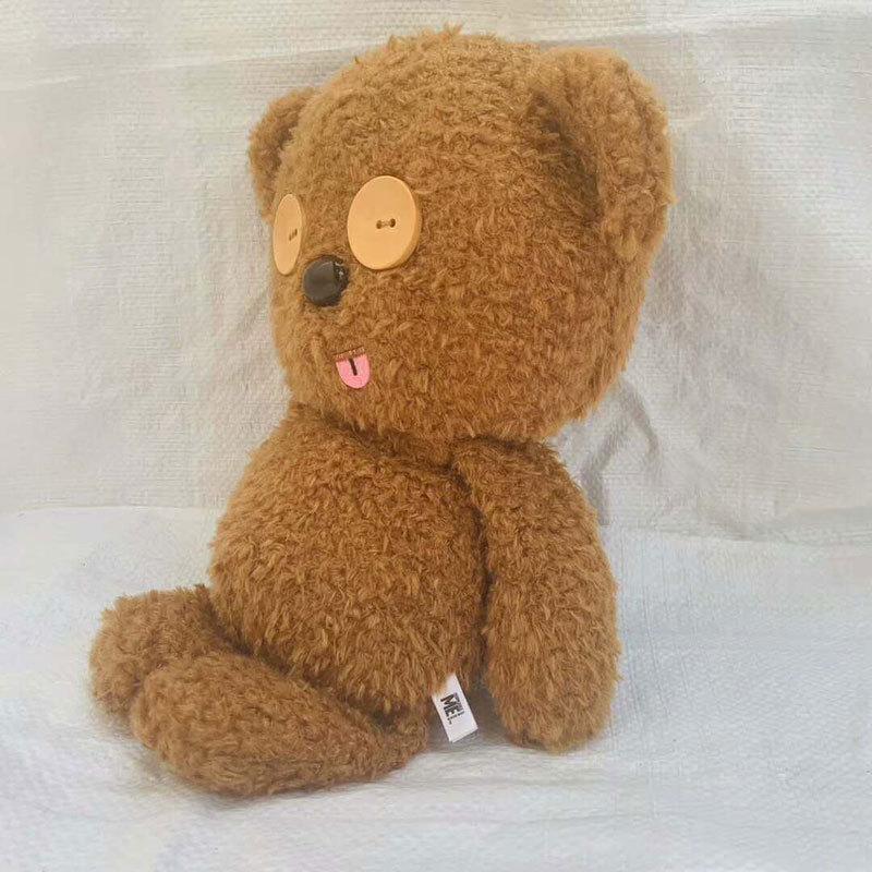 毛绒公仔日本卡通公仔影城tim熊可爱棕色小熊毛绒公仔提姆熊 玩偶