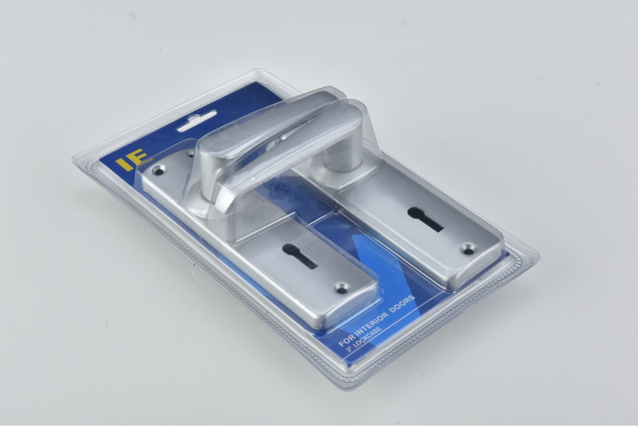 出口肯尼亚室内门锁叶片锁铝把手ie-008银色