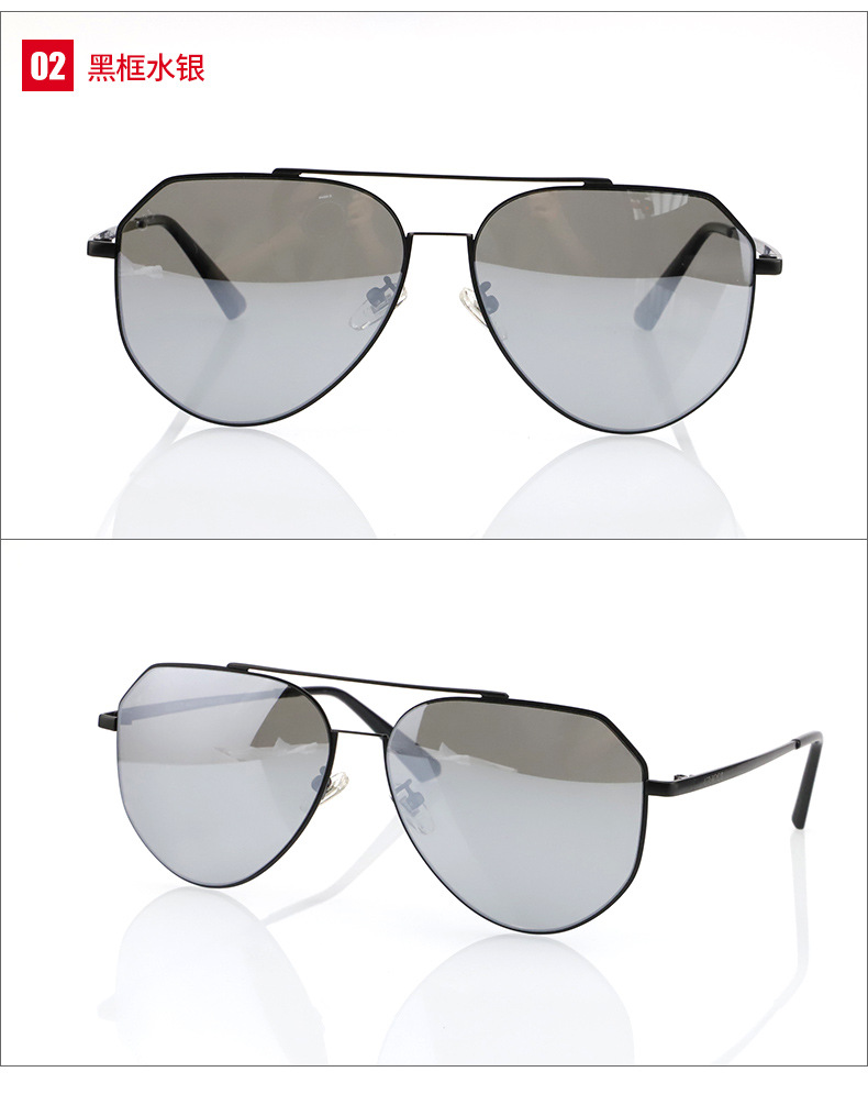 尼龙偏光驾驶镜轻薄时尚眼镜新款跨境偏光太阳镜男女复古双梁墨镜