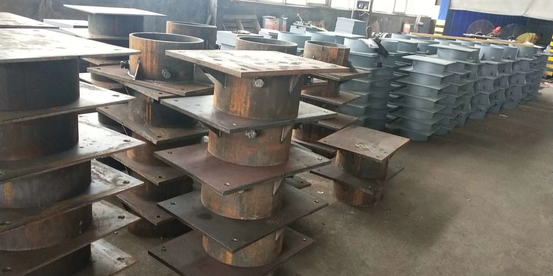 桥梁临时支座沙桶式t型梁临时支座桥梁砂筒式沙桶临时支座厂家