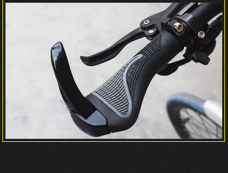 自行车牛角把套山地车车把手套握把肉球把横套一体滑步车副把配件