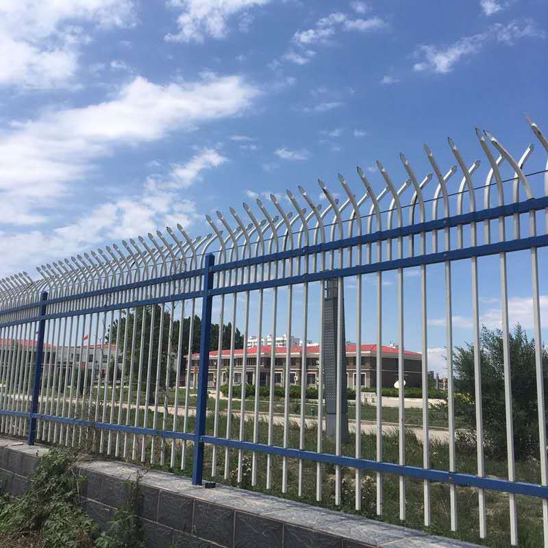 铁艺锌钢护栏现货 小区围墙隔离防护网厂房学校公园外墙锌钢护栏