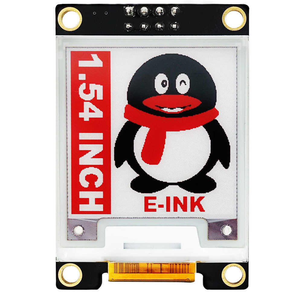 154英寸电子纸白底红黑字200x200分辨率可用于arduino和树莓派
