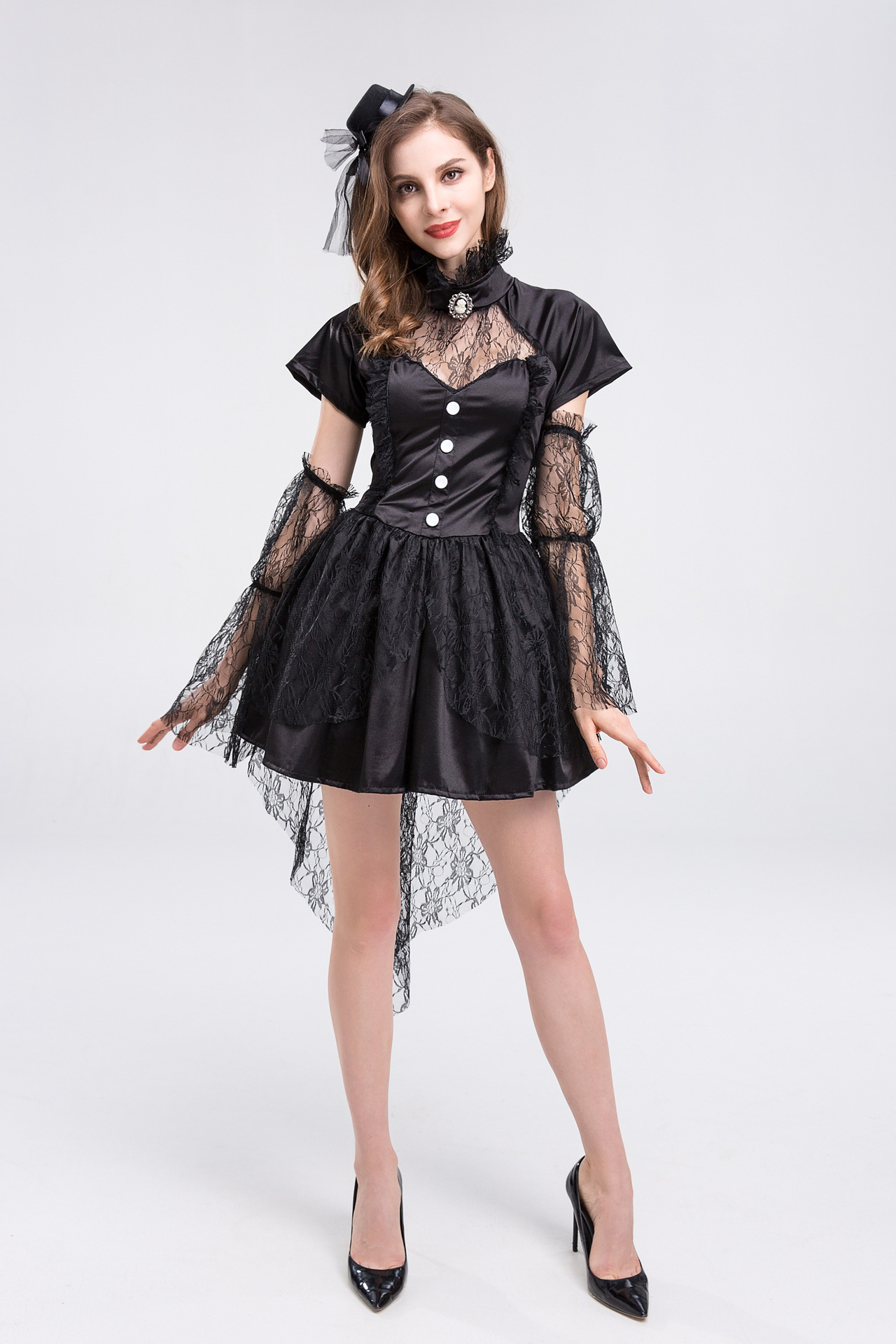 出口日本乐天2020新款万圣节巫婆游戏服 性感魔女女巫舞台演出服