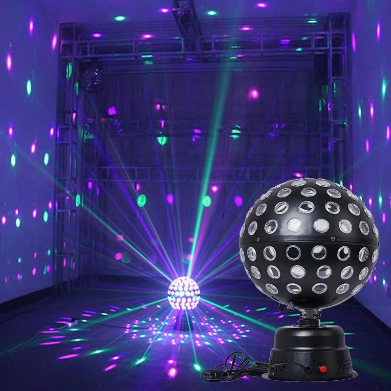 舞台灯魔球灯led声控大魔球七彩旋转灯光ktv包房酒吧直播间跳舞灯