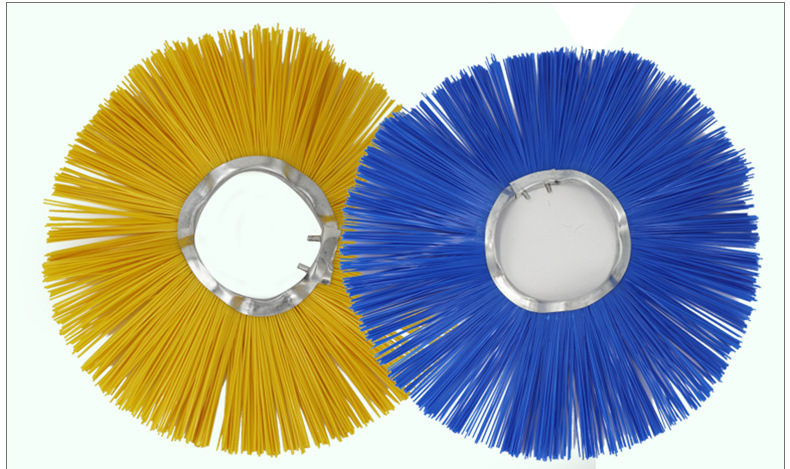扫路车刷片滚刷毛刷清扫毛刷扫雪刷片混合钢丝凹凸型 环卫刷定制