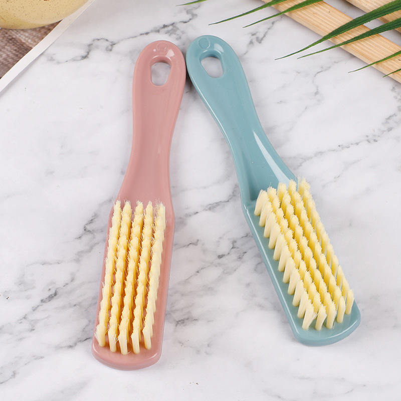 Shoe Brush Clothes Brush Soft Fur Household Multi-Functional Shoe Brushing Laundry Long Handle Cleaning Brush Does Not Hurt Shoes Scrubbing Brush 0678