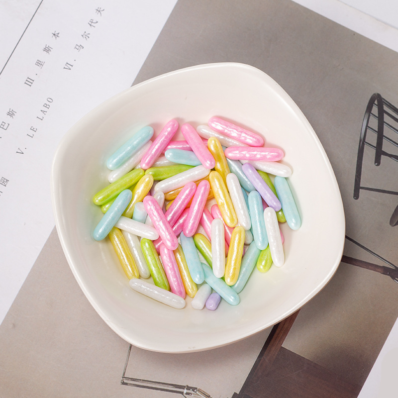 【粗糖针30g装】蛋糕装饰糖珠 糖棒 彩糖针 蛋糕装饰烘焙原材料