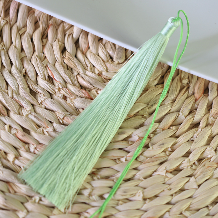 长款流苏穗子15cm冰丝穗子流苏diy旗袍汉服笛子腰牌车挂流苏