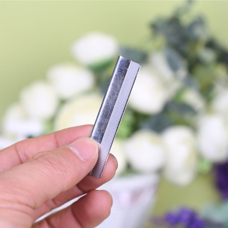 羽毛纯钢刀片影楼化妆师常用眉刀美容院锋利修眉刀片适合初学者