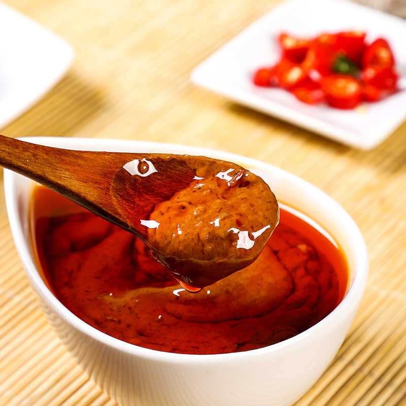 古玉火锅酱批发家用涮羊肉料调料麻酱180g小包装香辣火锅蘸酱