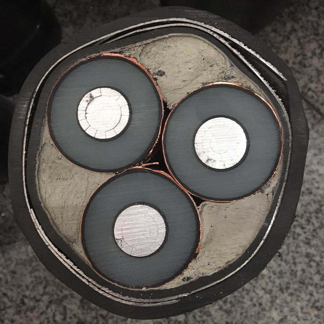 yjlv高压电线电缆10kv 3*240 国标240平方铝芯电缆 三芯电力电缆