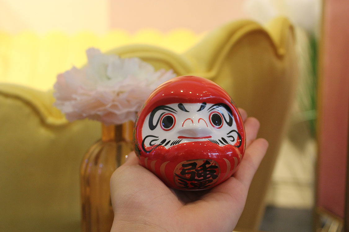 福缘达摩蛋招财强运招福陶瓷工艺装饰品存钱罐摆件礼品客厅装饰品