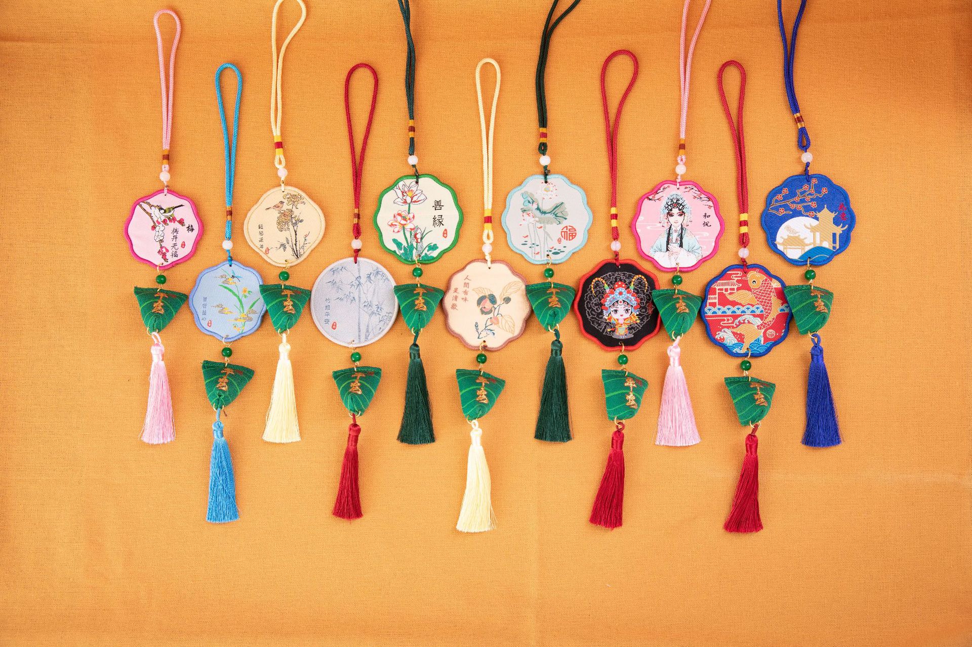 祈福平安粽子香包香囊随身中国风挂件汽车艾草驱蚊特色端午节礼物