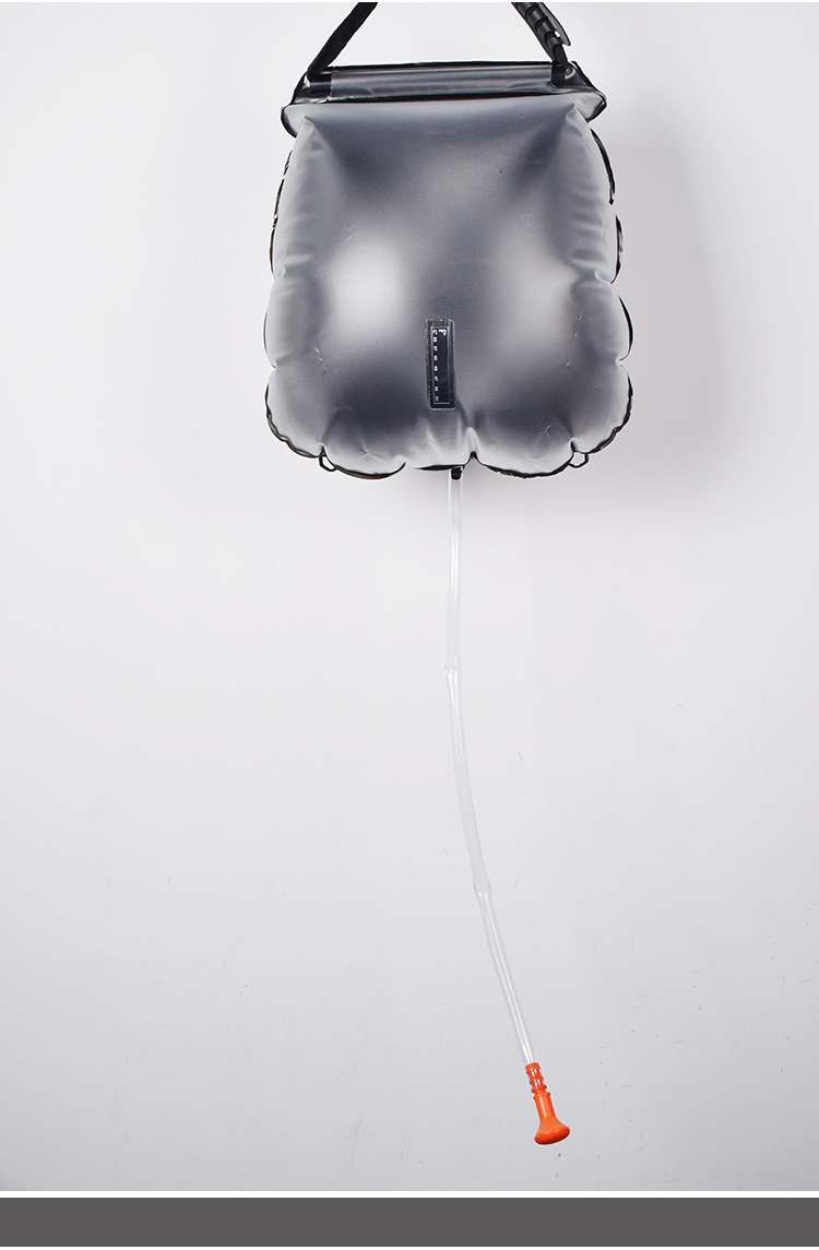 户外沐浴袋自驾野营太阳能热水袋20l大容量野外洗澡晒水包便携