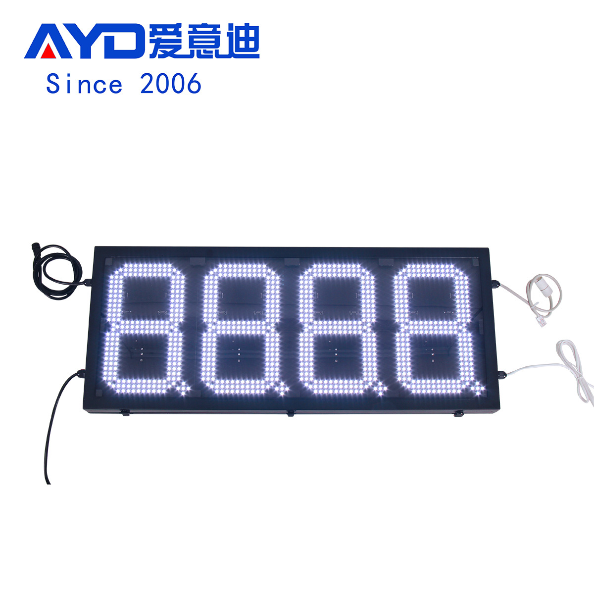 呼和浩特加油站led价格牌10寸8888户外 led油价屏数字屏生产厂家
