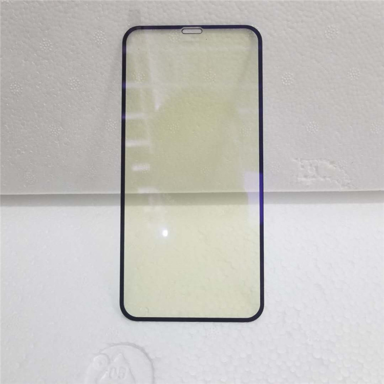 苹果iphone11pro ix xr xsmax紫光手机膜全屏丝印钢化膜