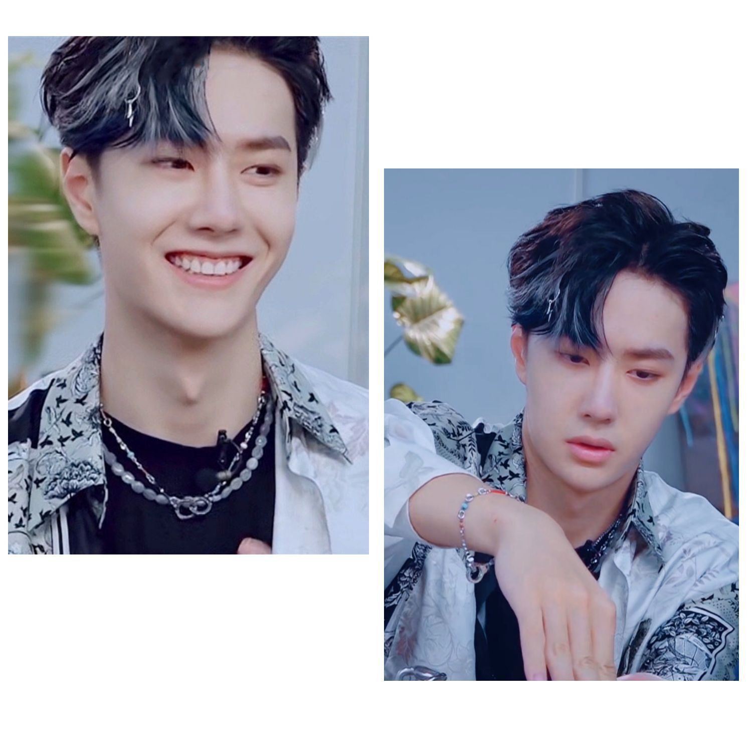 王一博同款手铐手链 奶瓶珍珠叠戴项链ins风嘻哈时尚潮人街舞吊坠