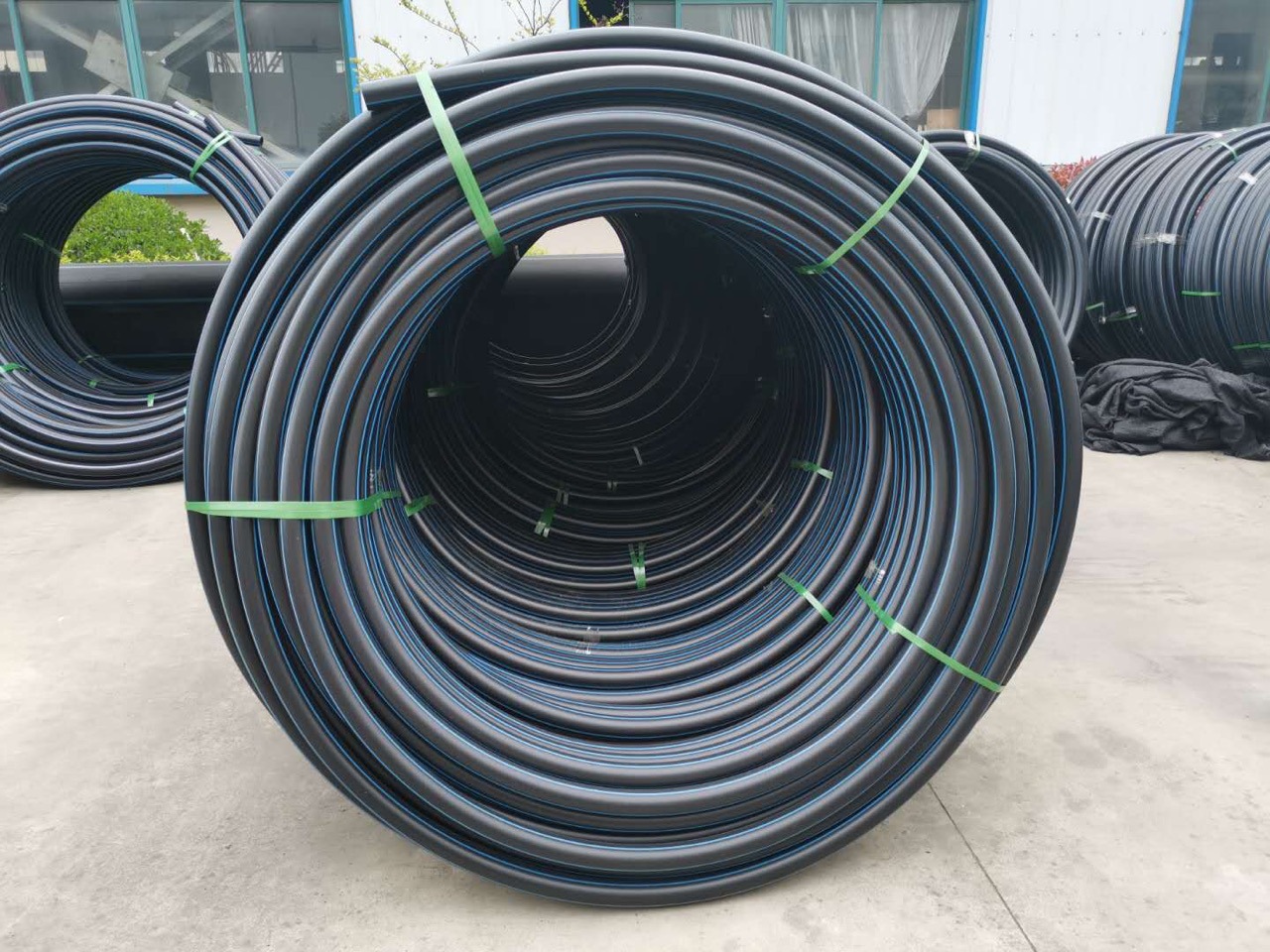 全新pe给水管hdpe管材管件排水管穿线管农田灌溉管道自来水管110