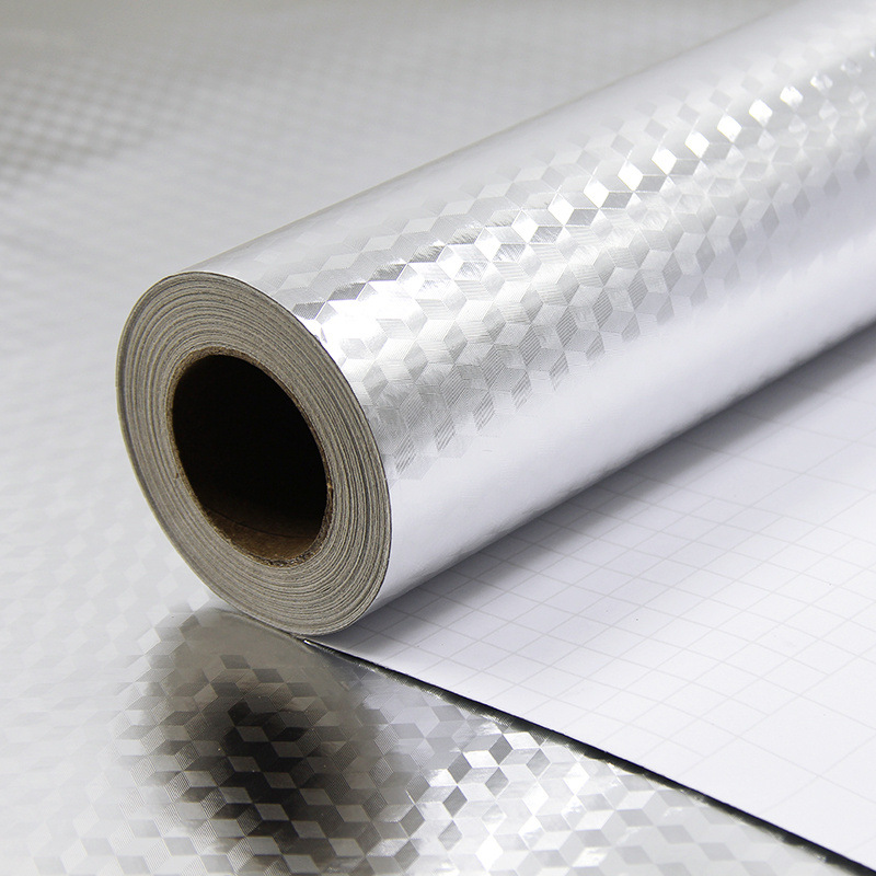 壁纸加厚纸防潮耐高温铝箔纸防水粘贴厨房灶台自橱柜防霉防油抽屉