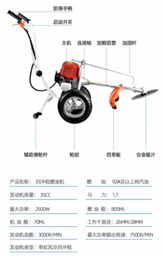 锦佳多功能割草机