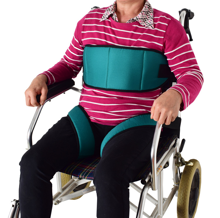 老人坐轮椅绑带 大腿固定带