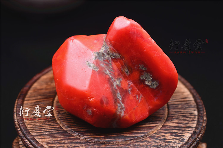 保山南红玛瑙原石吊坠 天然原矿柿子红原石 毛料手把件挂件雕刻料