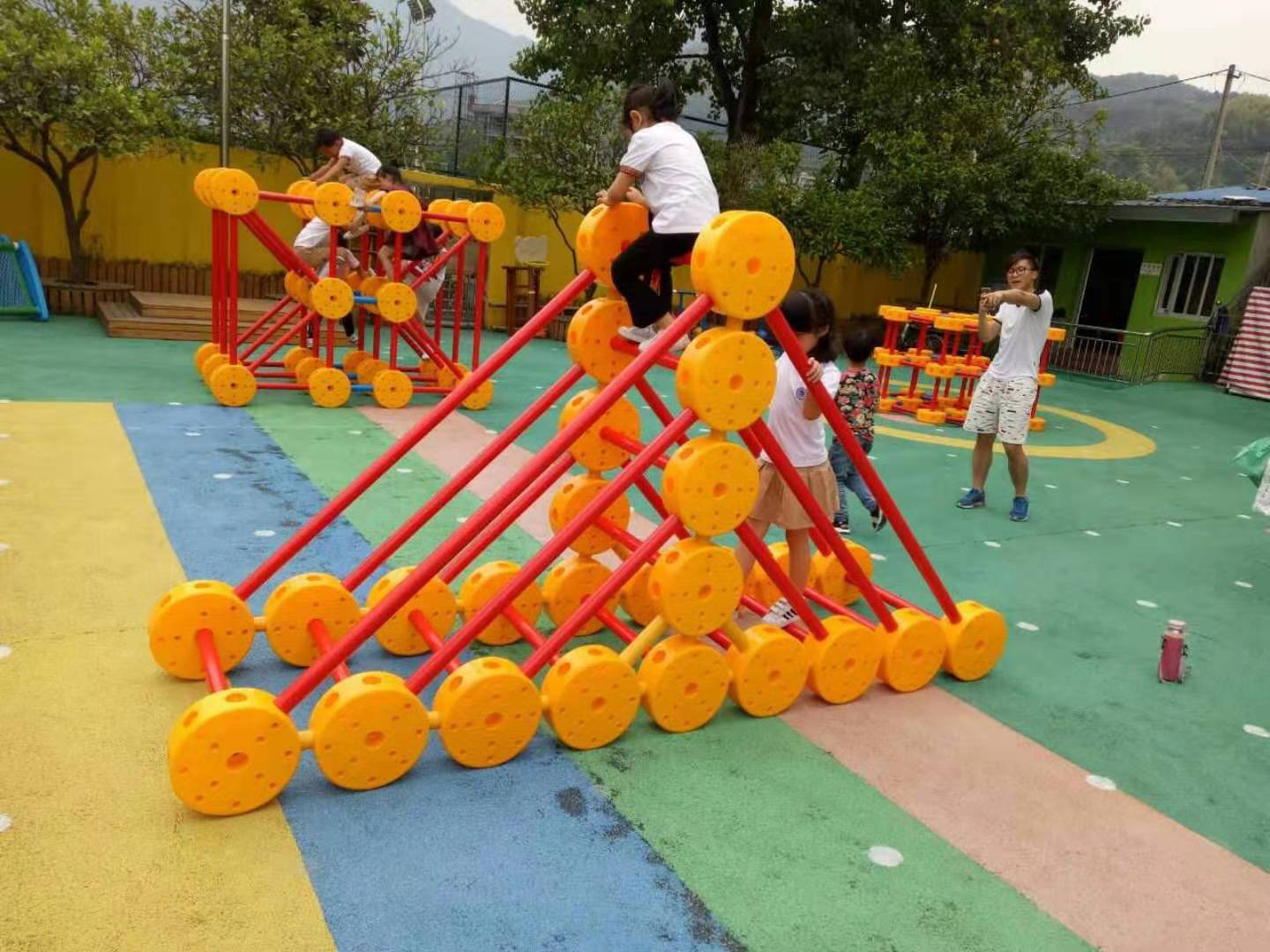 大型体能玩具感统训练器材户外攀爬架体育器械幼儿园万能组合工匠