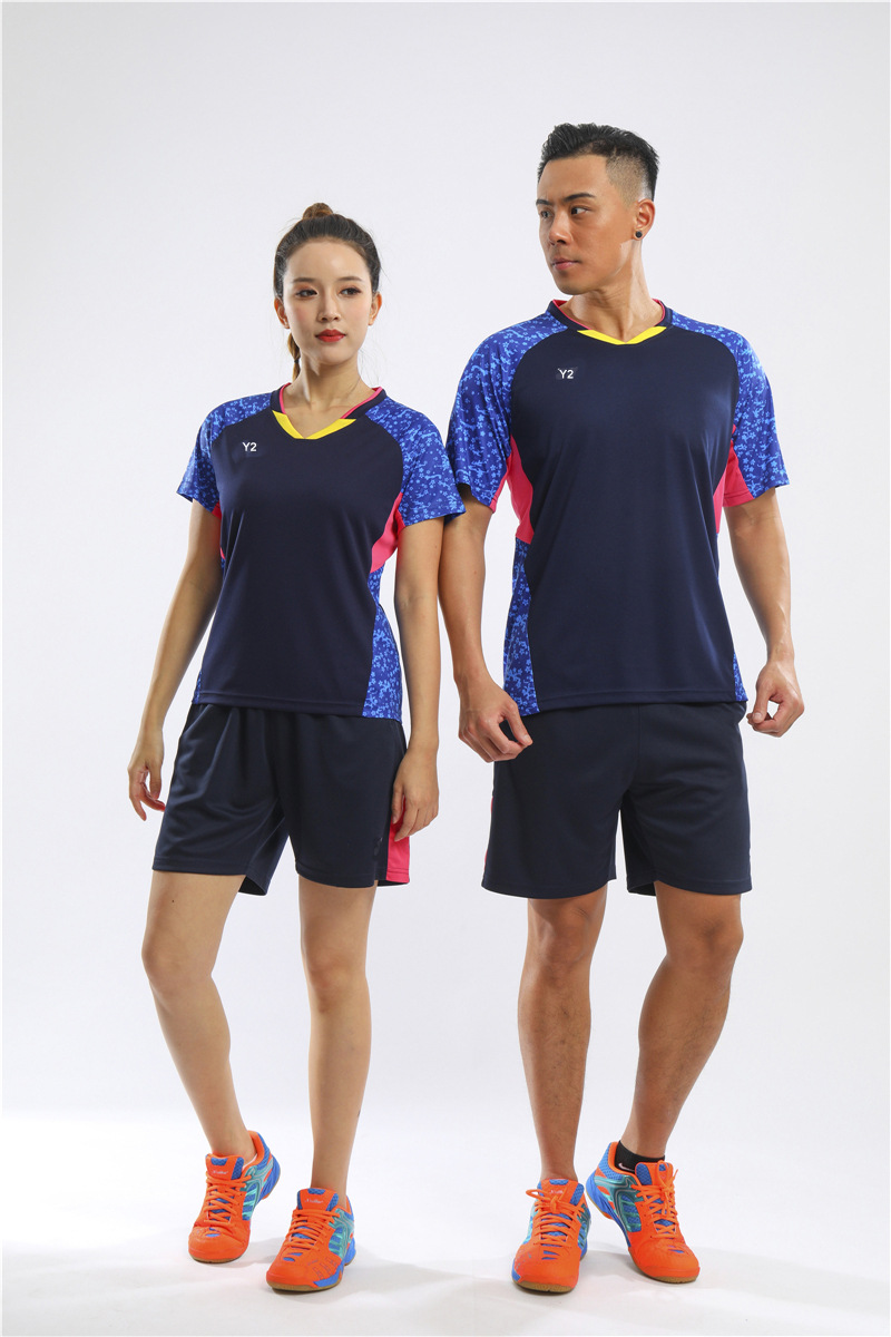 2020羽毛球服男女短袖羽毛球服日本队服大赛服速干比赛运动服6055
