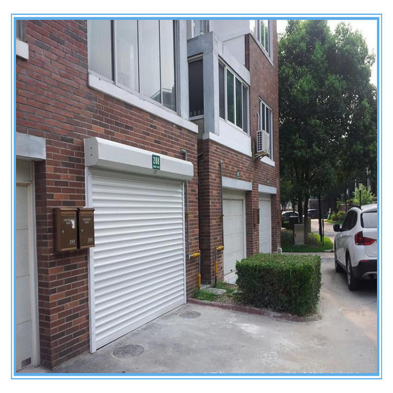 卷闸门电动双层铝合金车库门自动卷帘门别墅车库遥控门厂家安装