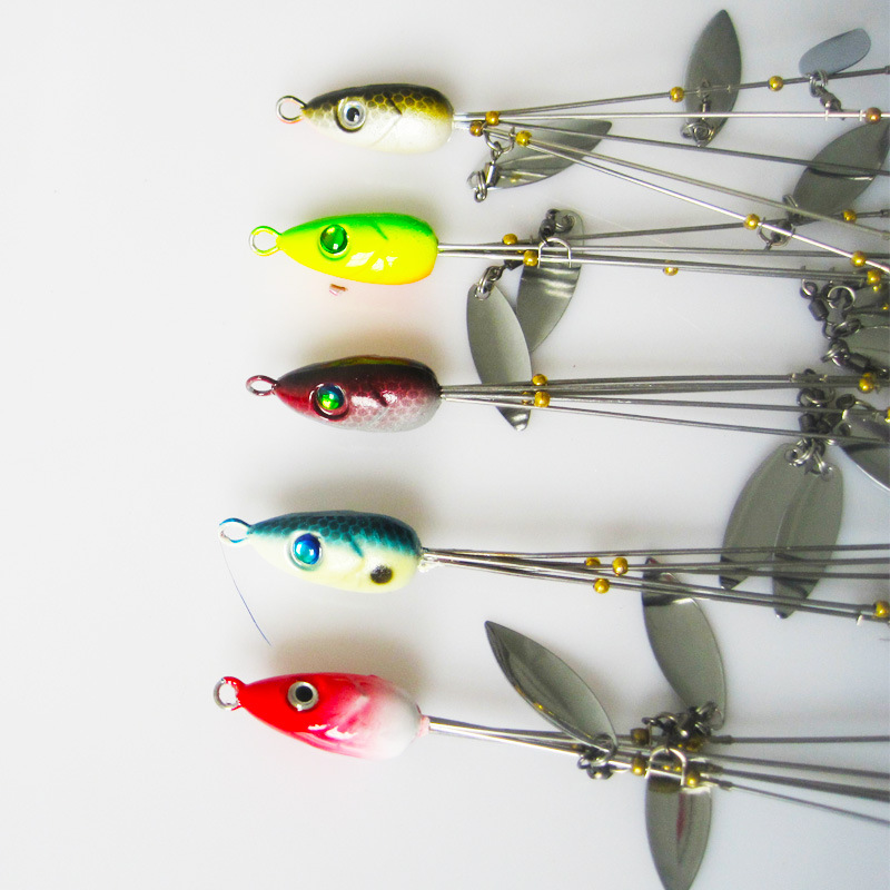 厂家批发阿拉巴马钓组21.5cm18克群攻钓组带亮片路亚饵鱼饵