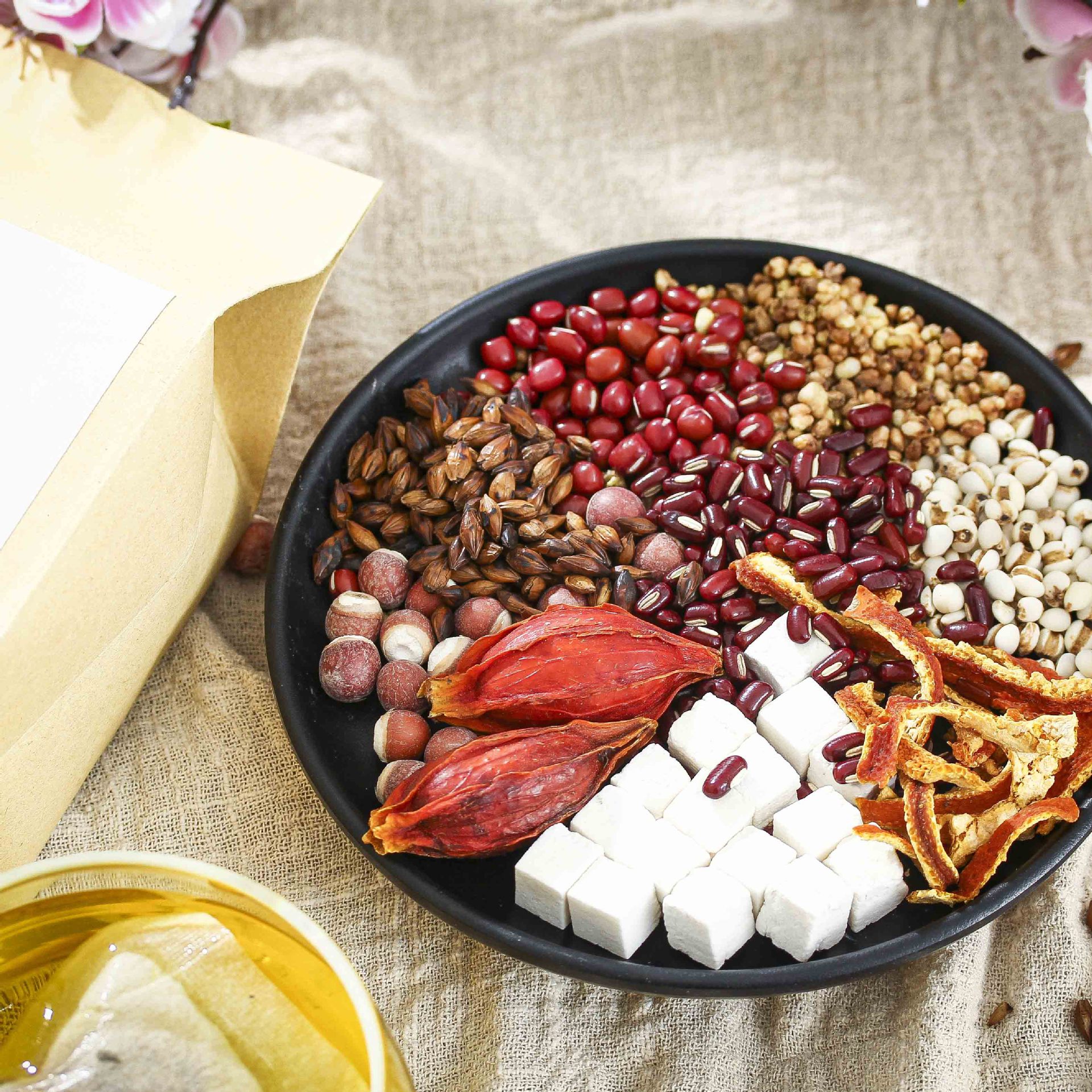 红豆薏米茶袋泡茶薏米芡实赤小豆150g厂家批发