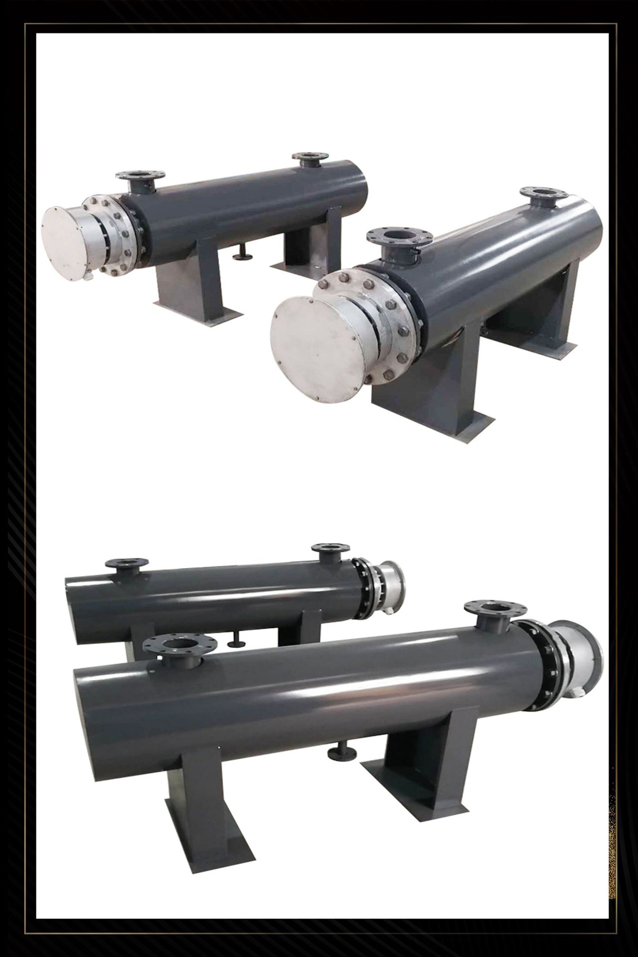 盐城百辰实验室科研厂家直销 工业管道式加热器 管道式空气加热器