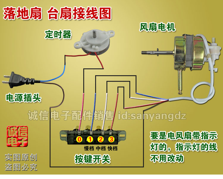 5线风扇电机接线实图图片