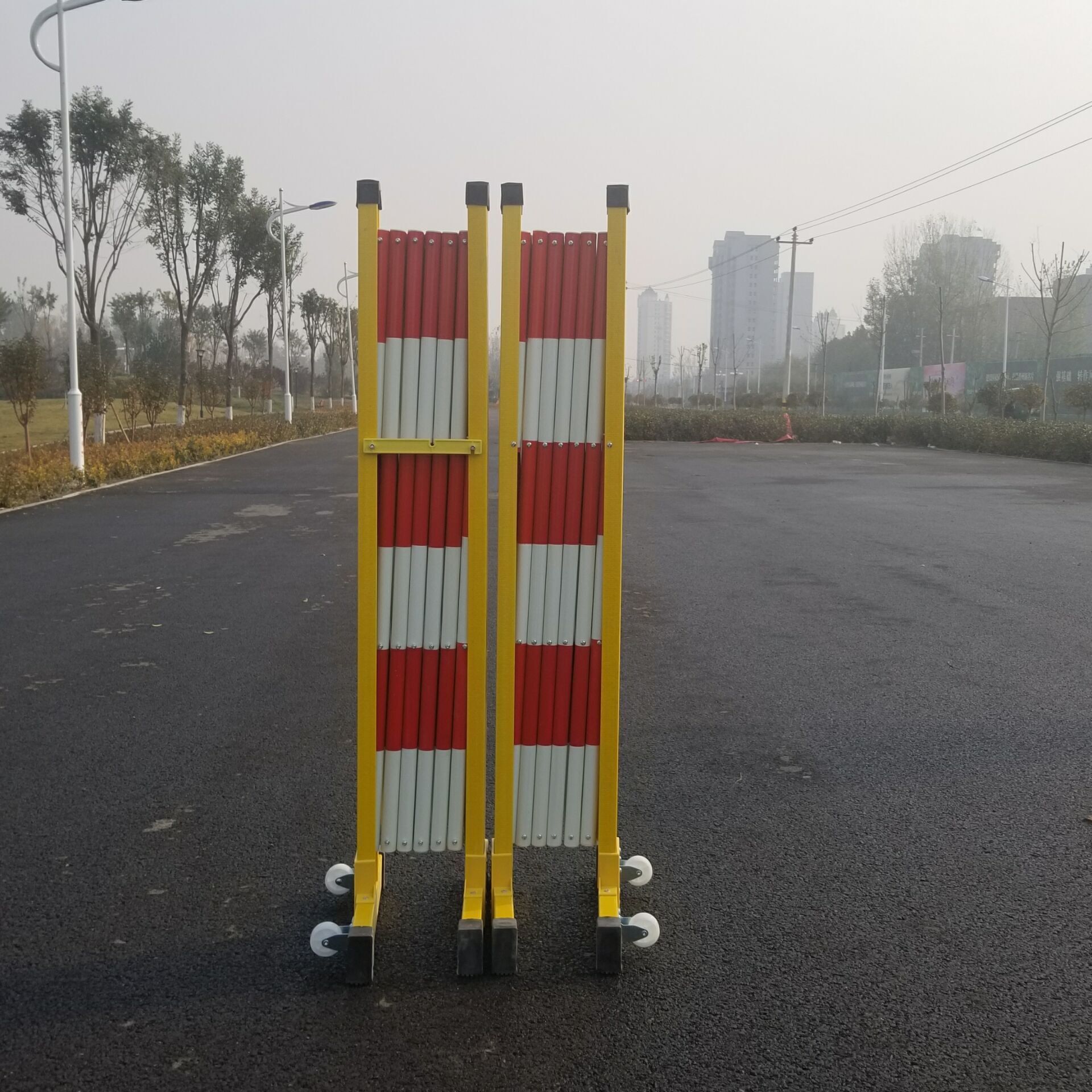 可移动玻璃钢围栏 电力专用1.2*2.5米绝缘隔离栏管式防护栏