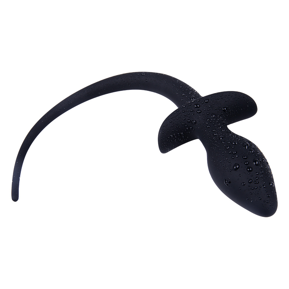 h26龙尾液态硅胶mini肛塞阳具造型独特可双穴同入后庭尾巴肛门塞