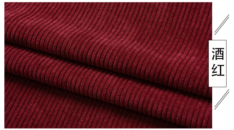 灯芯绒布料 衬衫卫衣服装纯色棉袄裤子沙发丝绒面料布头清仓处理